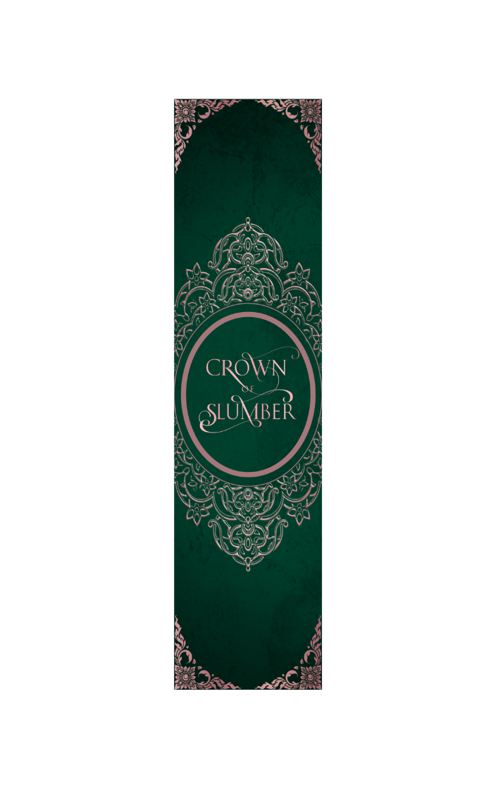 Crown of Slumber Foiled Bookmark (Green)