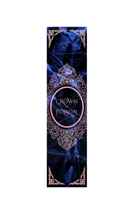 Crown of Poison Foiled Bookmark (Blue)