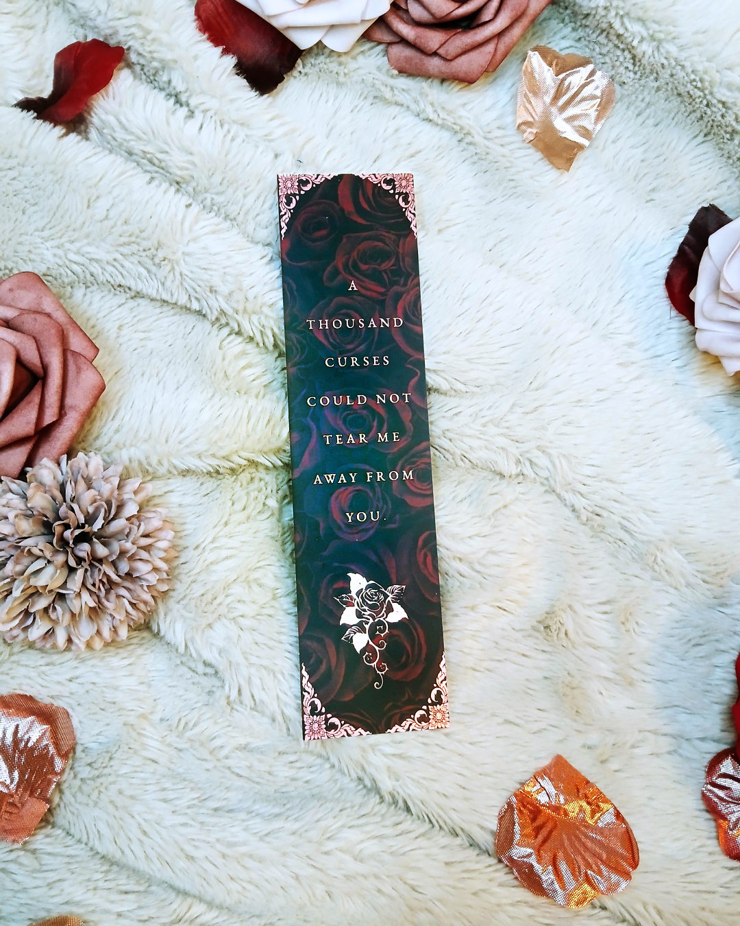 Crown of Briars Foiled Bookmark (Red)