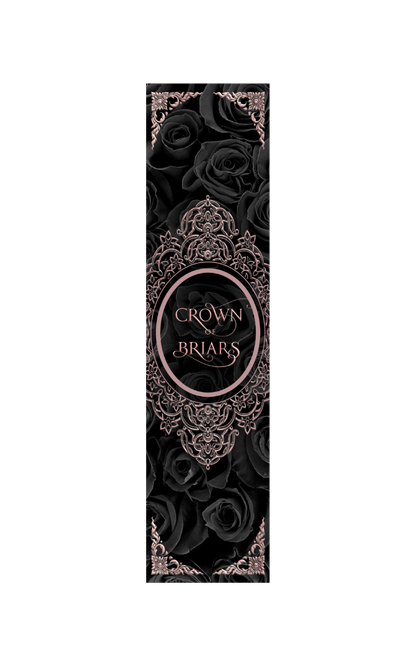 Crown of Briars Foiled Bookmark (Black)