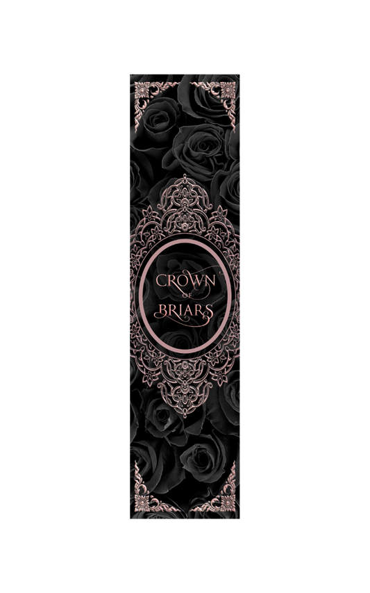 Crown of Briars Foiled Bookmark (Black)