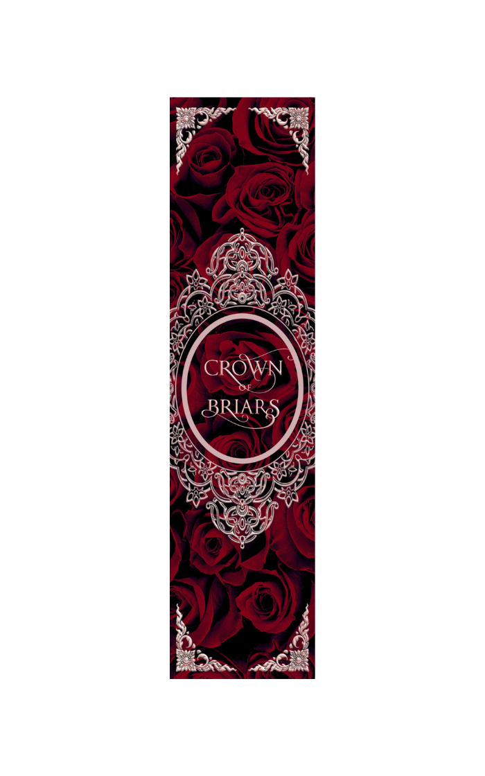 Crown of Briars Foiled Bookmark (Red)