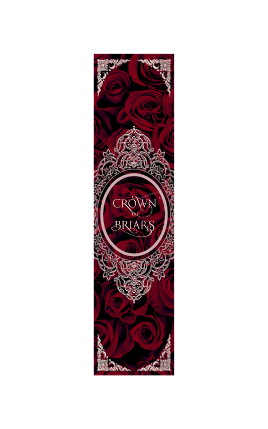 Crown of Briars Foiled Bookmark (Red)