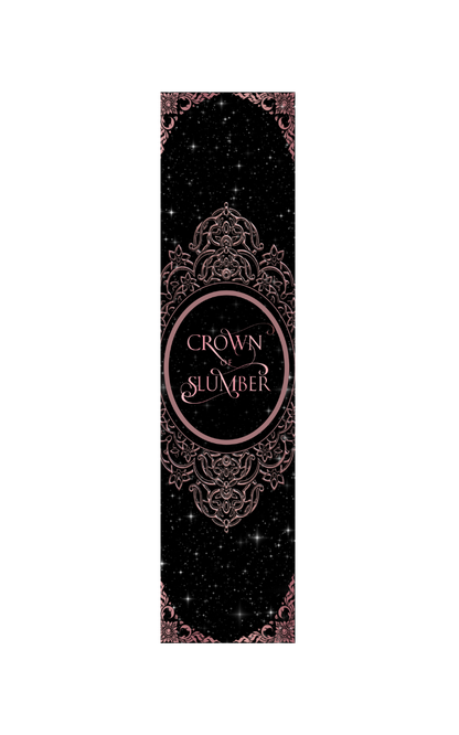 Crown of Slumber Foiled Bookmark (Black)