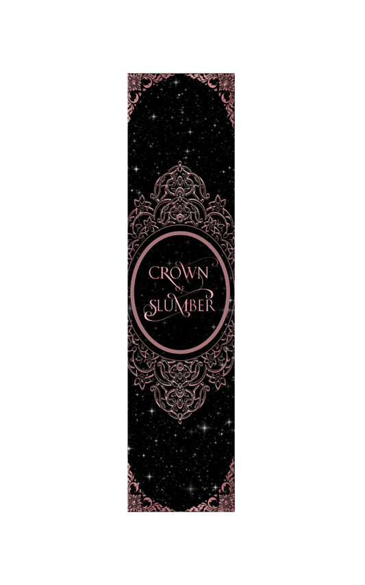 Crown of Slumber Foiled Bookmark (Black)