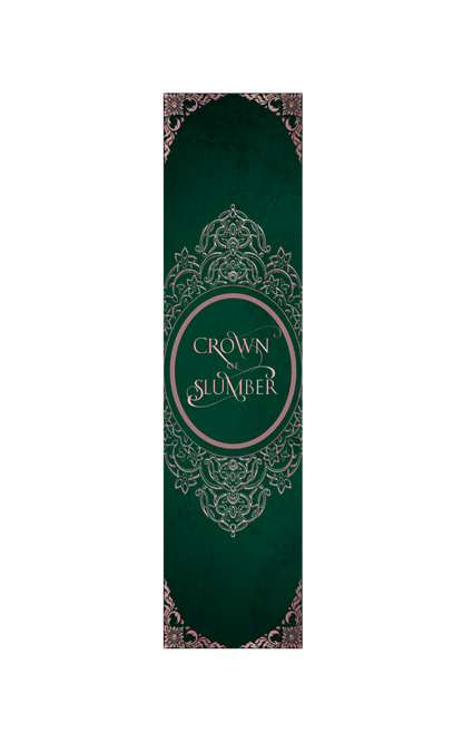 Crown of Slumber Foiled Bookmark (Green)