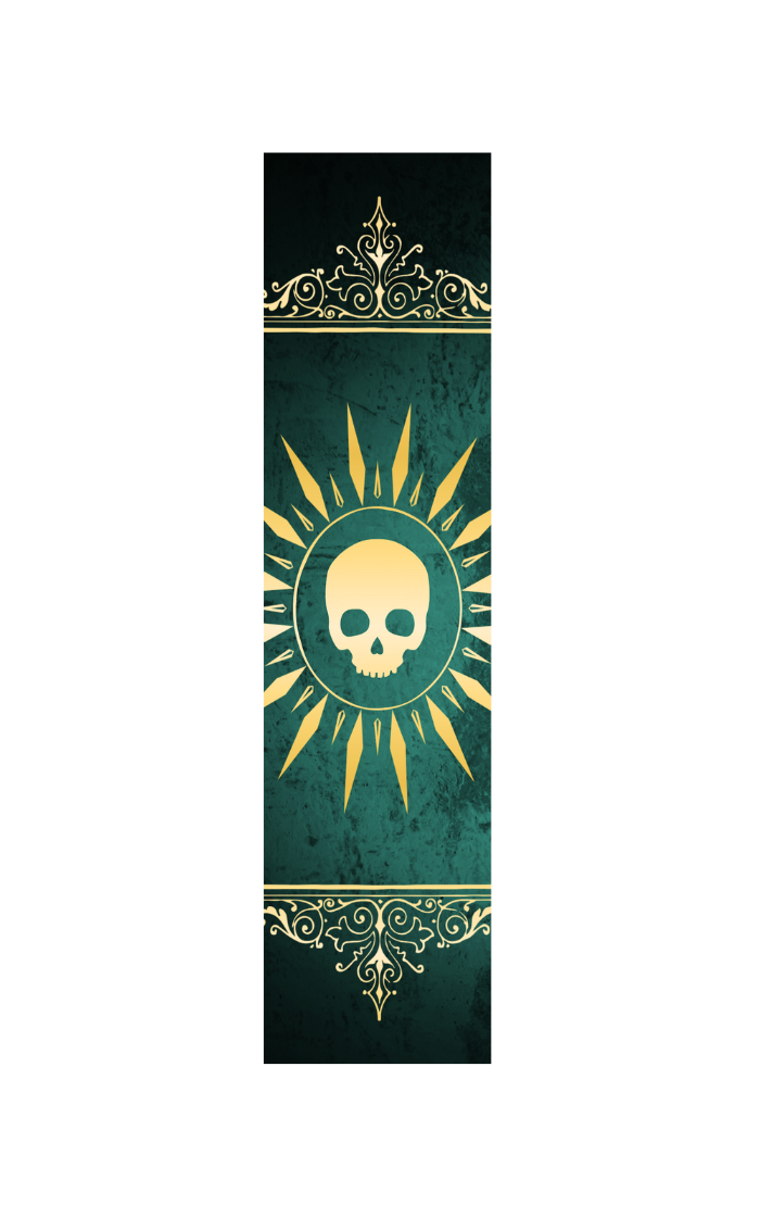 Salt & Blood Foiled Bookmark